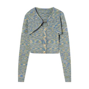 【69/件】EPTISON针织套装2025秋季新款复古披肩吊带辣妹两件套