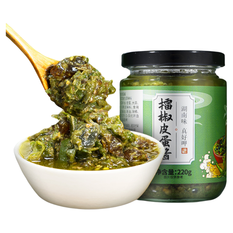 虎皮青椒擂辣椒皮蛋酱下饭菜拌饭