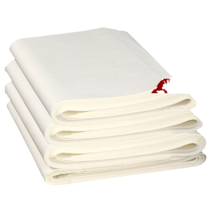 清仓特卖半生半熟宣纸100张书法专用纸作品纸国画工笔画初学者专用练习生宣纸熟宣纸写毛笔字四尺练字对开