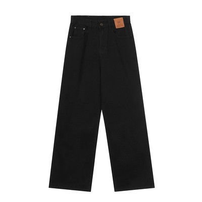 300斤大码女装高腰遮胯牛仔裤女