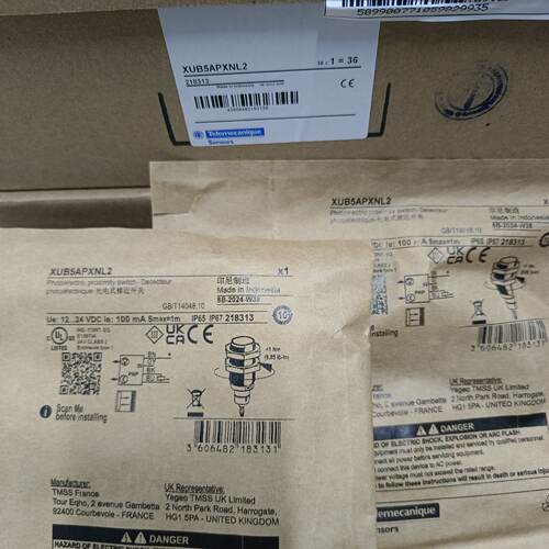 【请询价】XUB5APXNL2，特勒美科品牌，光电开关。全新品，