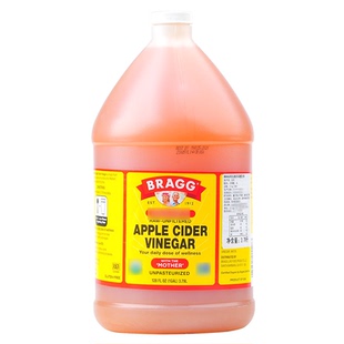 Bragg博饶谷美国原装进口原浆浓缩苹果醋饮料0脂肪天然发酵3.79L