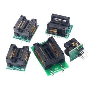 烧录座SOP8/14/16/18/20/24/28 TSSOP/PLCC IC转换编程测试座架