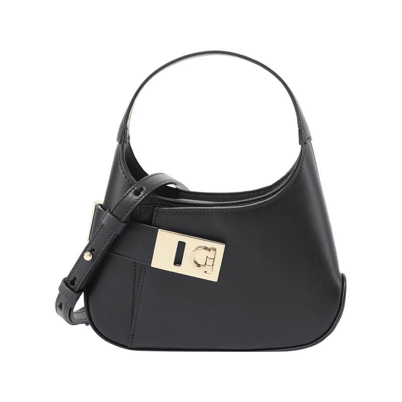 FERRAGAMO手提单肩包新月包