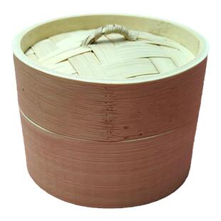 迷你厨房真煮儿童玩具过家家迷你灶台场景配件竹编蒸格蒸屉竹蒸笼