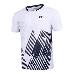 FZFORZA羽毛球服正品保证比赛系列中性款短袖针织T恤FZ_T-50060