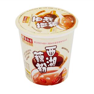 （3口味可选）唐纳兹红枣莲子西湖藕粉早餐甜点藕粉羹40g*6杯