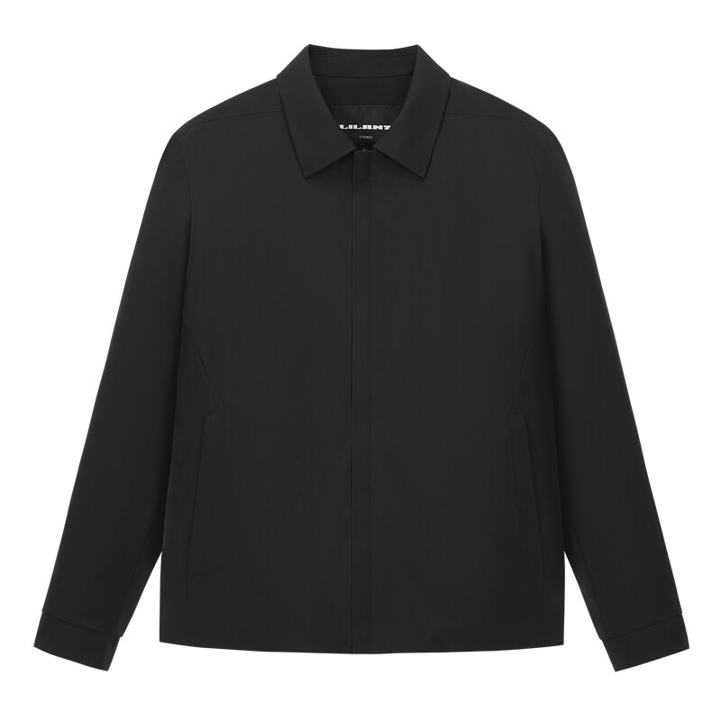 利郎官方轻薄款羽绒服男士2026冬季新款商务行政夹克翻领外套男