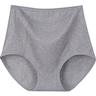 4条中年妈妈款内裤女纯棉高腰中老年人大码胖mm200斤简约透气舒适