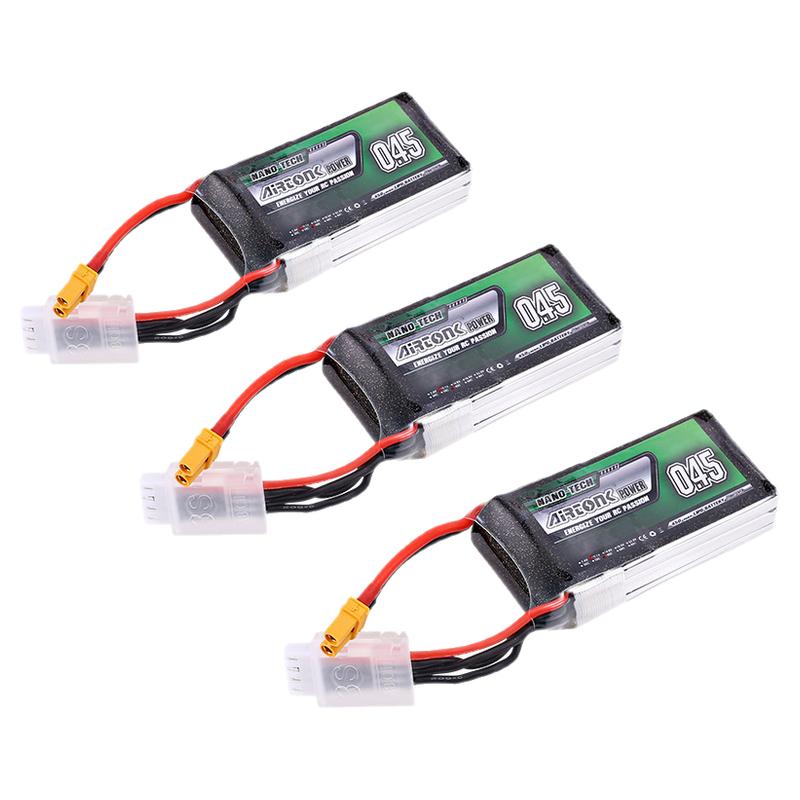 AIRTONK昂通 450mAh 30C 锂电池2s3s4s遥控飞机航模充电电池电芯