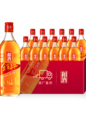 金色年华五年500ml*12瓶上海黄酒