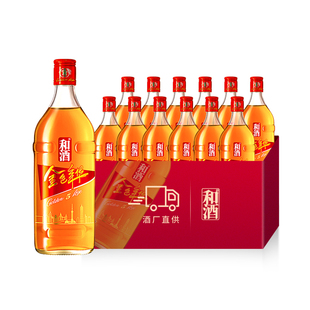 和酒 金色年华五年500ml*12瓶上海老酒特型半干型黄酒5年陈加饭酒