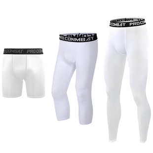 篮球紧身裤七分五分速干高弹力健身训练运动打底男女压缩装备美式