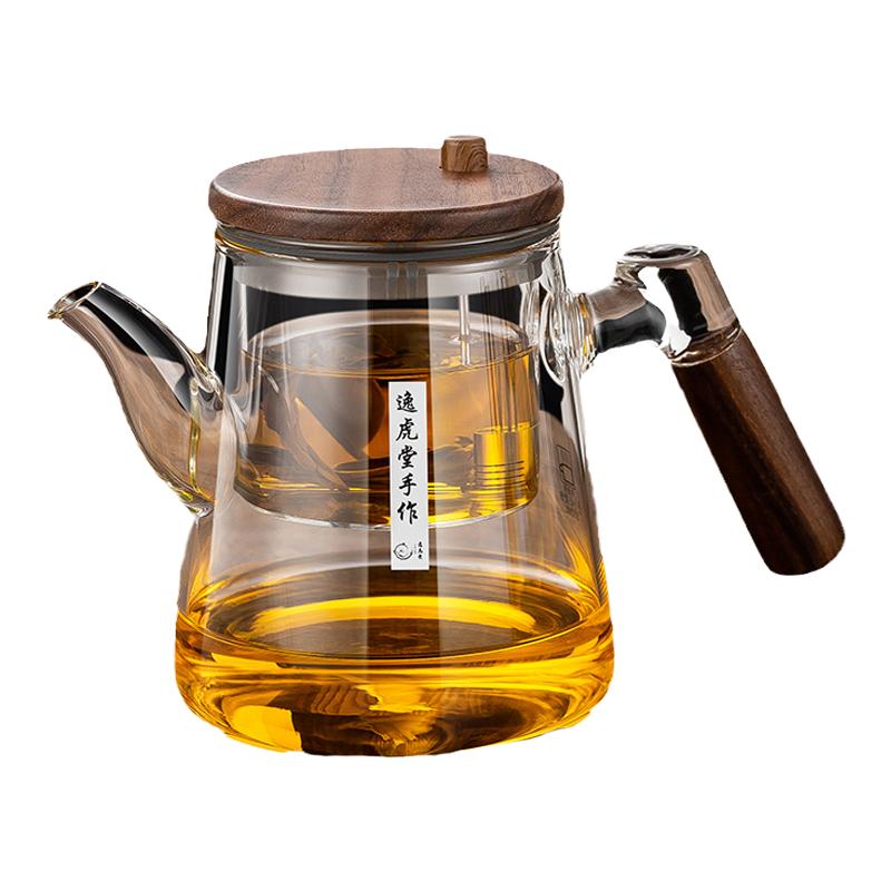 新款玻璃磁吸飘逸杯专用茶水分离