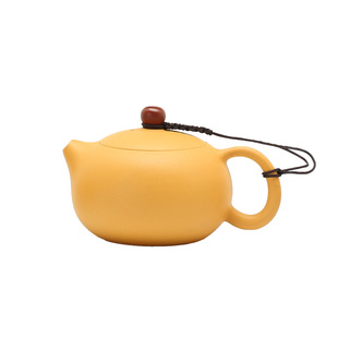 黄段泥紫砂170ml西施壶高档家用泡茶壶正品纯手工功夫茶具礼盒装