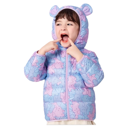 巴拉巴拉儿童羽绒服女童三防外套宝宝短款上衣2025新款冬季童装小