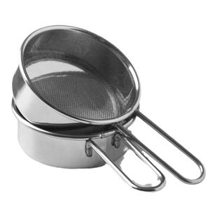 304不锈钢糖粉筛子面粉筛手持过筛网撒粉器可可粉过滤网家用烘焙