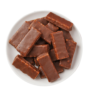 花生夹心巧克力2500g能量棒士力类架长条零食喜糖年货充饥糖果