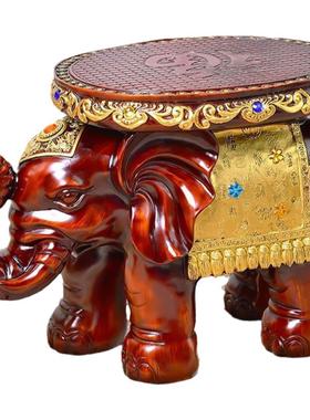 大象凳子招财镇宅欧式客厅摆件