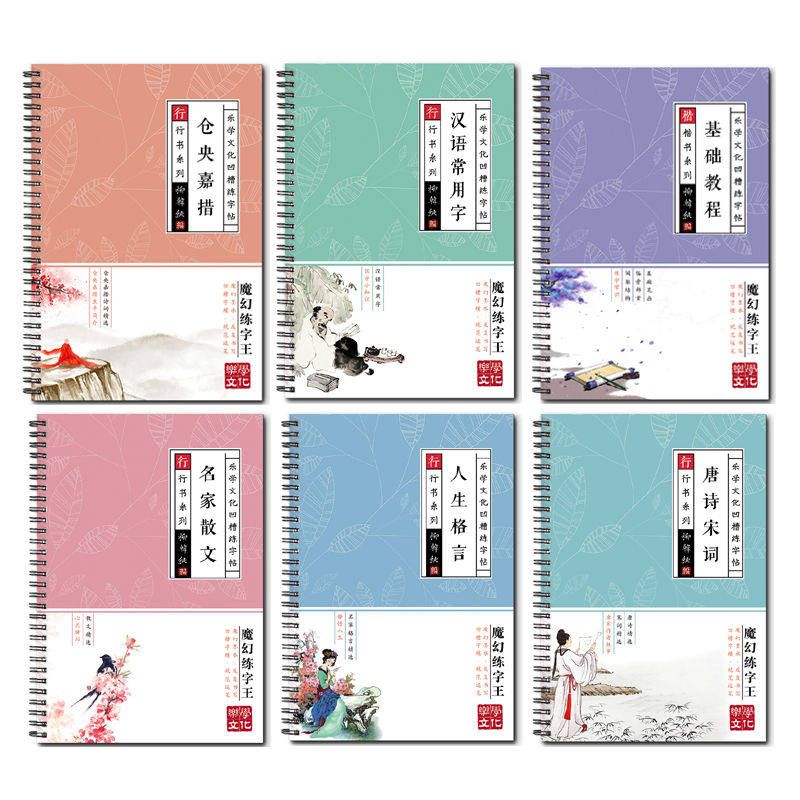 【15天练好字】练字帖成人行书行楷书凹槽速成硬笔男女生反复使用
