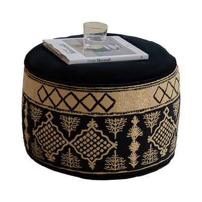 摩洛哥轻奢可拆洗坐墩换鞋凳