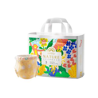 盛夏光年自然小花裤超透气拉拉裤