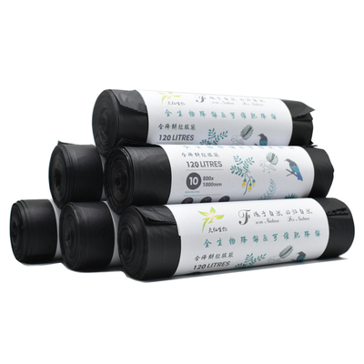 可降解特厚垃圾袋120L大商用特大