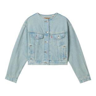 Levi's李维斯26年春夏新款女士美式复古宽松短款牛仔夹克外套