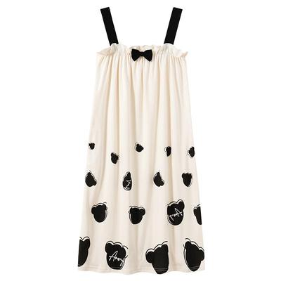 芬腾正品吊带睡裙薄款中长款裙子