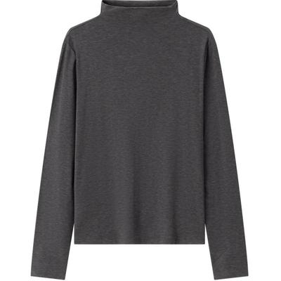 森马发热抗菌纯色修身长袖T恤女