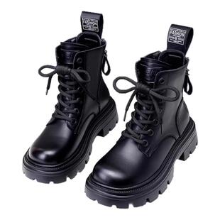 女童马丁靴2025新款秋冬季小女孩洋气短靴大童加绒二棉鞋儿童靴子