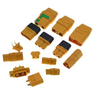 XT60H/MR30航模T插头xt90s连接器 xt60插头 公母插头 锂电池插座