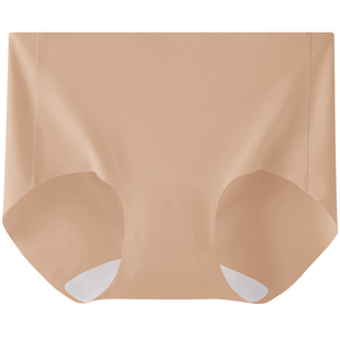 六只兔子粉底液内裤女无痕隐形舒适透气底裆短裤中腰全包臀三角裤