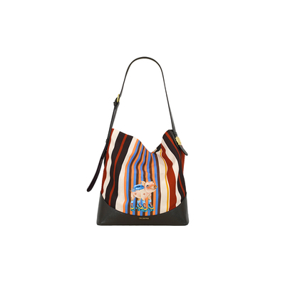 大犬乌马原创新派印花兜兜包