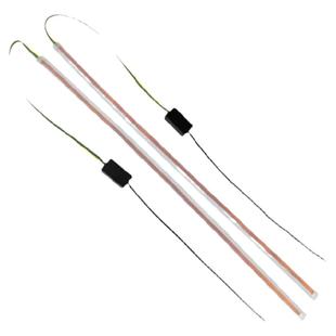 通用led日行灯加流水转向灯改装 流光日间行车灯导光条汽车装饰灯