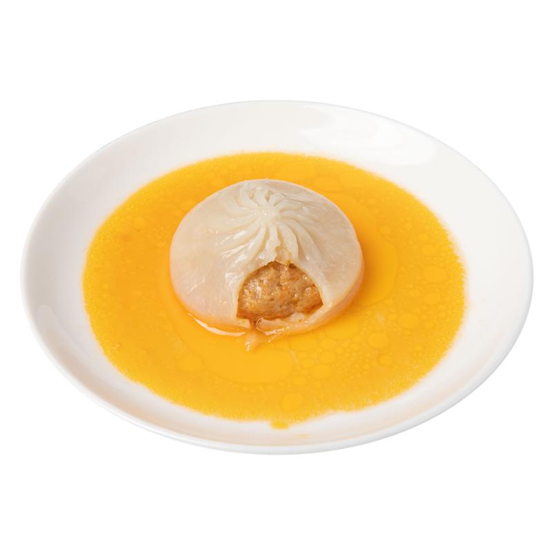 鹿有有蟹黄小笼包苏州特色蟹粉汤包速食早餐半成品速冻鲜肉灌汤包