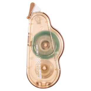 得力点点胶透明点状可换替芯双面胶卡通手帐diy手工胶带贴纸工具简约修正带式粘胶粘贴学生用品