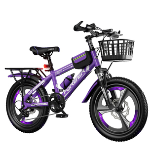 永久儿童自行车减震女孩6-8-12岁小学生大童变速碟刹山地脚踏车男