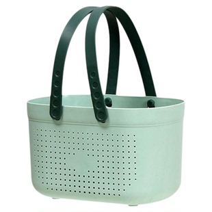 洗澡提篮手提篮拎篮子洗浴筐洗漱筐浴室用品收纳盒女男士澡蓝宿舍