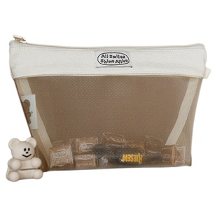 韩国livework网眼化妆包大容量便携多功能旅行收纳包杂物包洗漱包