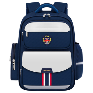 男孩书包小学生三到六大容量减负4儿童一年级轻便二男童四减重五6