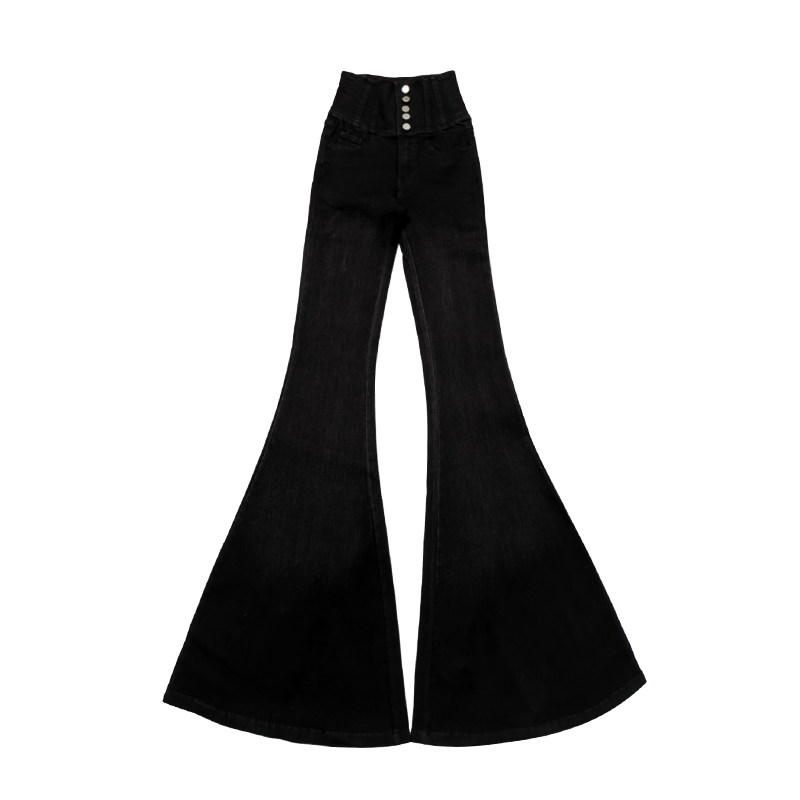 AOAOMISSSHOP牛仔超喇叭裤