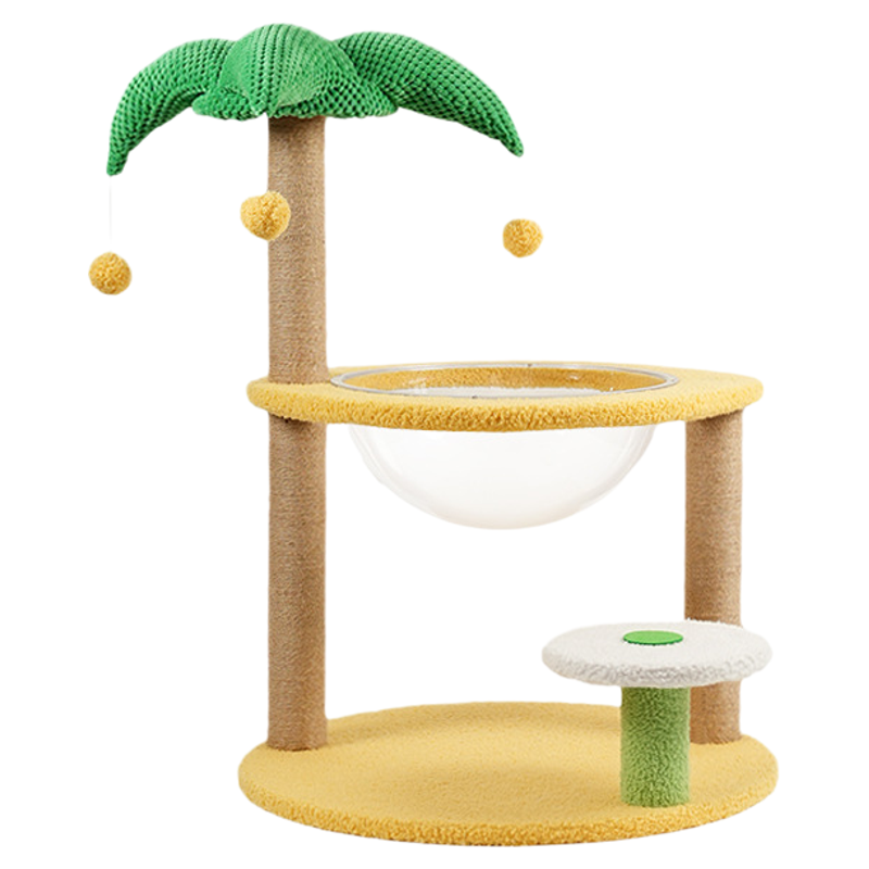 猫爬架小型不占地猫架子猫窝猫树一体猫抓柱幼猫咪玩具cat tree