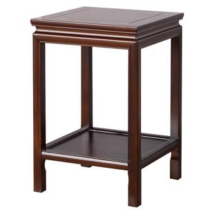 全实木盆景架多层置物架客厅中式鱼缸架子奇石底座阳台可移动花架