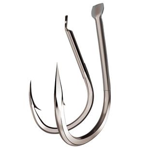 詹品大物钩无刺轻量黑坑三菱刀有刺巨物歪嘴偏尖护线管草鱼青鱼钩