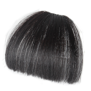 真发眉上刘海假发女夏假刘海自然前额刘海发片二次元齐刘海假发片