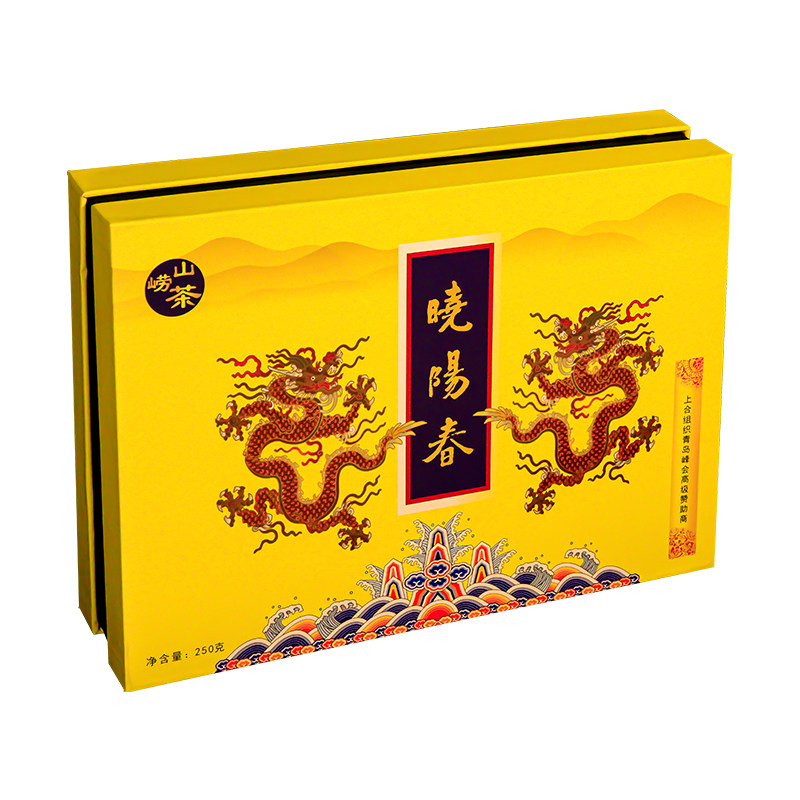 崂山绿茶礼盒装2026年新茶青岛特产高山云雾茶日照充足250g