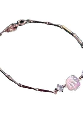 一辈子白贝母贝壳手链甜美