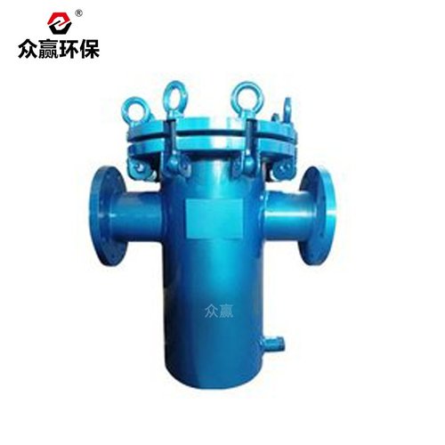 众赢环保篮式过滤器304不锈钢提篮式管道除污器毛发收集器高效