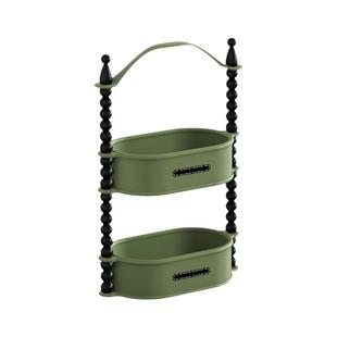 轻奢玄关入户收纳整理盒边柜多层桌面置物架提篮家用厨房储物盒子